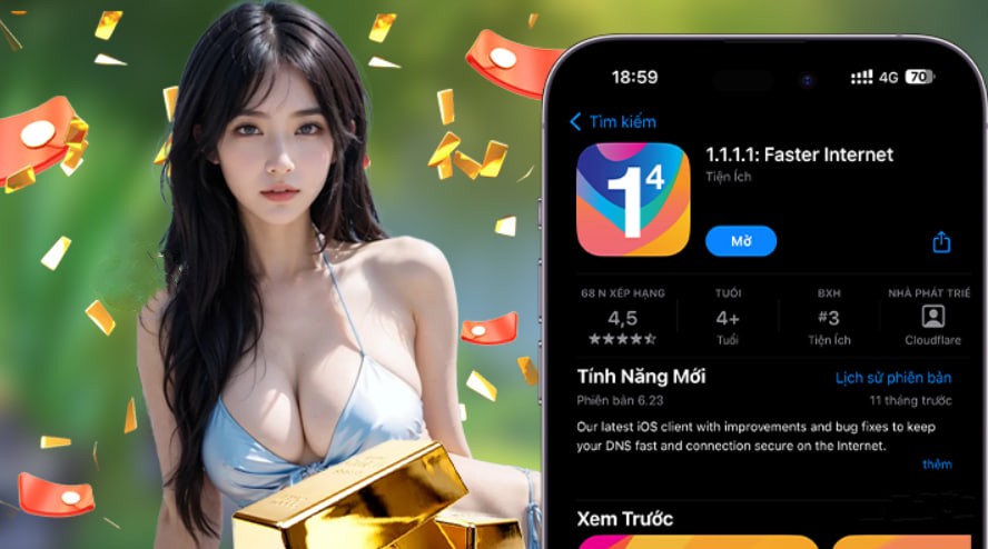 Hình ảnh quảng cáo của fi882 hiển thị nền tảng và các lợi ích
